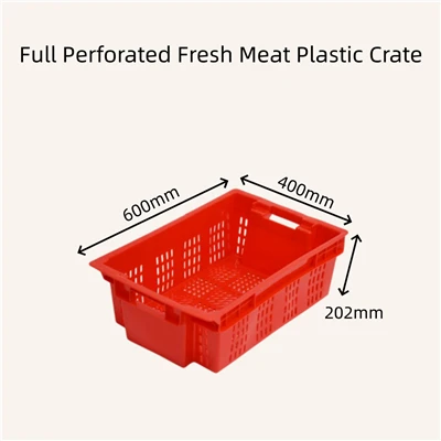 Full götótt ferskt kjöt plastgrind
