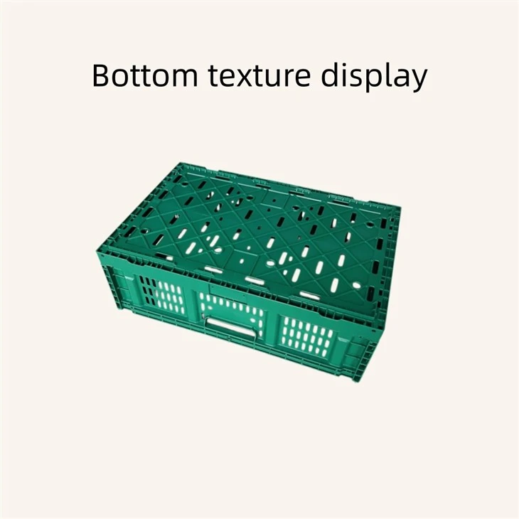 Two-Side Latch CollapsibleBreathable Plastic Tote Bin factory